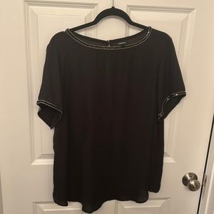 Torrid sequin collar shirt size 1